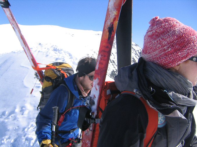Photo 001.jpg - Monte des pistes vers le Col  3266 m au-dessus du Glacier de la Chiaupe.